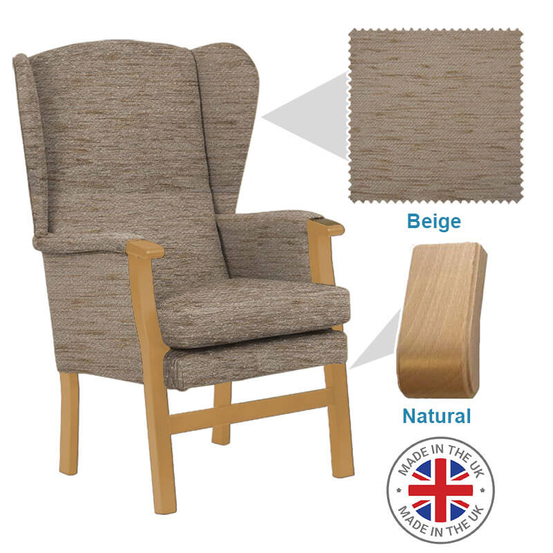 Mobility-World-Ltd-UK-Burton-High-Back-Chair-Beige-Fabric-Natural-Wood