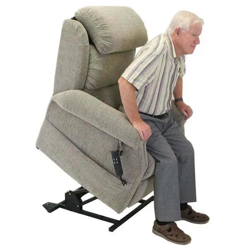 Mobility-World-Ltd-UK-Chancellor-Flex-Waterfall-Cushion-Back-Tri-Motor-Rise-and-Recliner-Chair-standing-up
