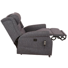 Load image into Gallery viewer, Mobility-World-Ltd-UK-Iconic-Cosi-Chair-Waterfall-Back-Quad-Motor-Riser-Recliners--Side-On-Semi-Recline-Head-Tilt