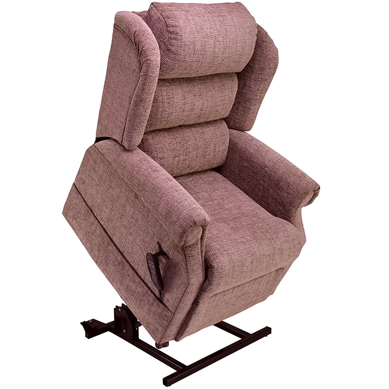 Mobility World Ltd Uk - Jubilee Dual Motor Riser Recliner Waterfall Back Cocoa Rised