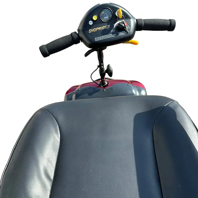 Roma Shoprider Paris Mobility Scooter is a lightweight  with the height adjustable,  padded seat, armrests that adjust and fold for easier entry. The tiller can be adjusted to provide a comfortable amount of legroom.