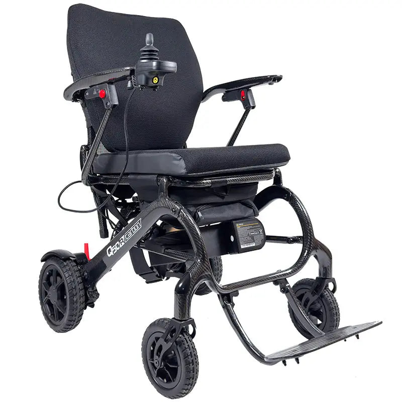 Quickie Q50 R Carbon Folding Powerchair With All-New Comfort Cushion And Backrest