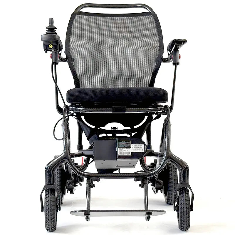 Mobility World Ltd UK - Quickie Q50 R Carbon Folding Powerchair Front View