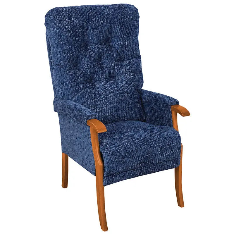 Avon High Back Chair Mobility World UK High Seat Orthopaedic Chair Marine / Teak
