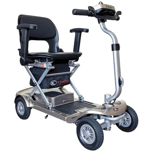 Approved Used Kymco K-Lite F Manual Folding Mobility Scooter Mettalic Mink_img