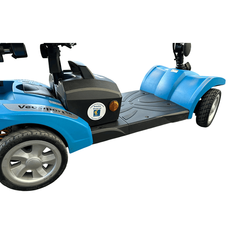 Mobility World Ltd UK - Approved Used Rascal Veo Sport SR with All-Round Suspension Neon Blue