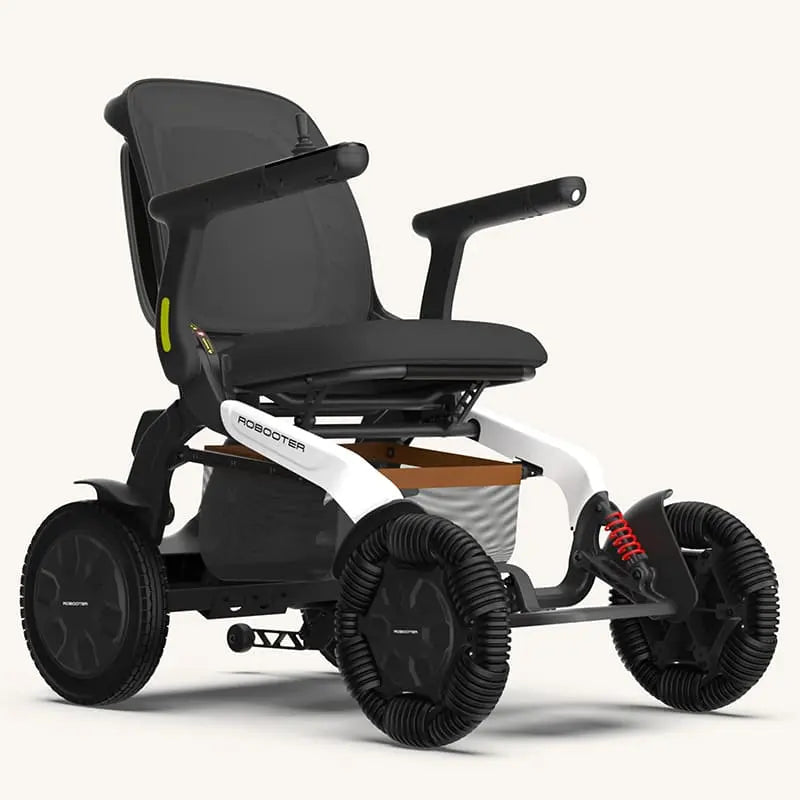 Robooter E60 Pro All Terrain Electric Folding Powerchair White