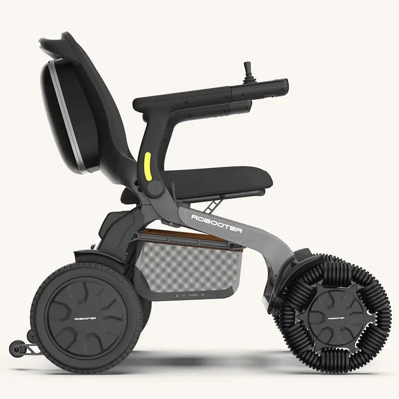 Robooter E60 Pro All Terrain Electric Folding Powerchair Side View