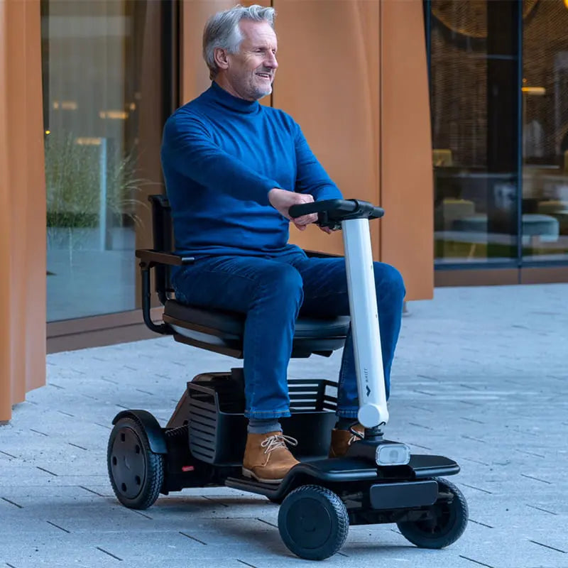 Mobility World Ltd UK: Whill Model R 4-Wheel Portable Mobility Scooter Lifestyle