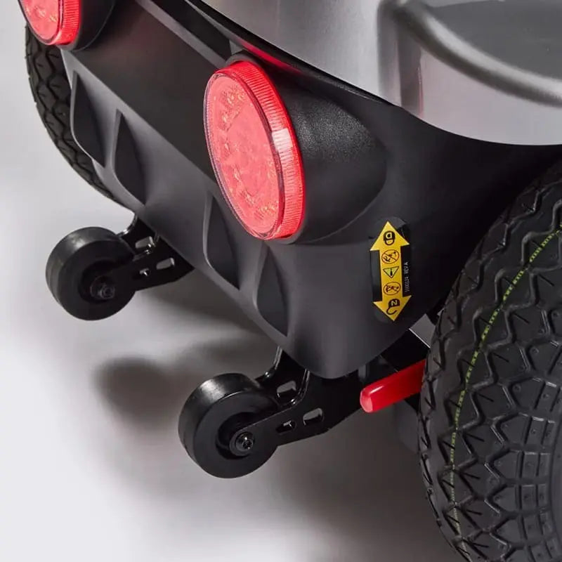 The eMove 8 Mobility Scooter is a stylish, road-legal scooter designed for smooth, hassle-free mobility. It can be easily disassembled into lightweight sections, supports up to 23.5 stone, and offers dependable strength and stability. With a 340W motor and 38Ah SLA batteries, it offers a range of up to 23.5 miles on a full charge.