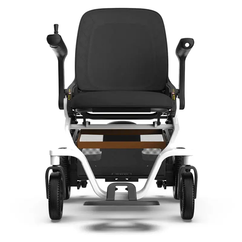 Robooter E40 Indoor Folding Powerchair Classic White Front View