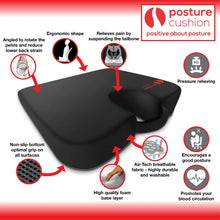 Load image into Gallery viewer, Posture Cushion Orthopedic Lumbar Support Pain Relief Coccyx Wedge Cushion