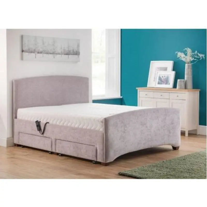 Turin Deluxe Adjustable Bed with Luxury Mattress