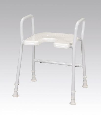 Days White Line Shower Stool