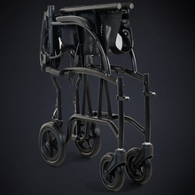Load image into Gallery viewer, Mobility-World-Ltd-UK-Feather-Transit-Lightweight-Wheelchair-Folded