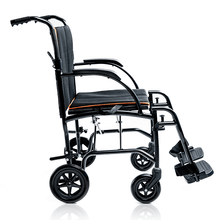 Load image into Gallery viewer, Mobility-World-Ltd-UK-Feather-Transit-Lightweight-Wheelchair-Sideview