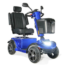 Load image into Gallery viewer, Mobility-World-Ltd-UK-Scooterpac-Ignite-Mini-Mobility-Scooter-Blue-Light-On