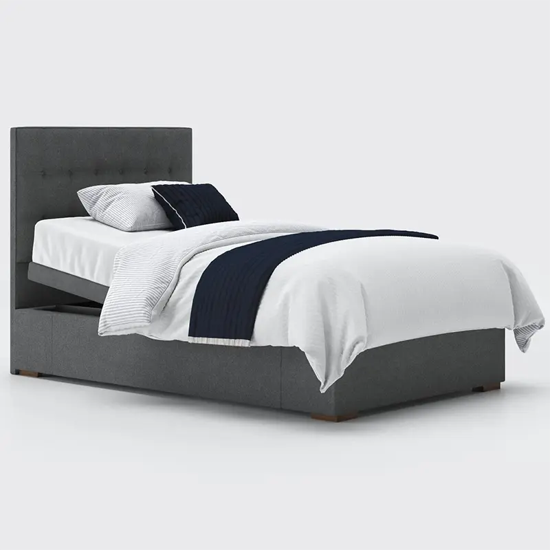 Motion Divan Single Adjustable Base Bed With Headboard (Standard