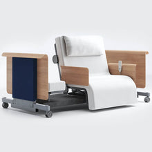 Load image into Gallery viewer, Mobility-World-Opera-RotoBed-105cm-Arms-Free-Rotating-Chair-Bed-UK-dark-petrol