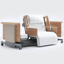 Load image into Gallery viewer, Mobility-World-Opera-RotoBed-105cm-Arms-Head-sides-Free-Rotating-Chair-Bed-UK-ivory