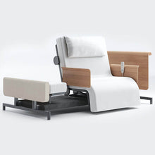 Load image into Gallery viewer, Mobility-World-Opera-RotoBed-Home-Rotating-Chair-Bed-105cm-Arms-Wired-Remote-Handset-UK-Ivory