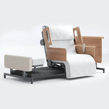 Load image into Gallery viewer, Mobility-World-Opera-RotoBed-Home-Rotating-Chair-Bed-90cm-Arms-Head-Wired-Remote-Handset-UK-Ivory