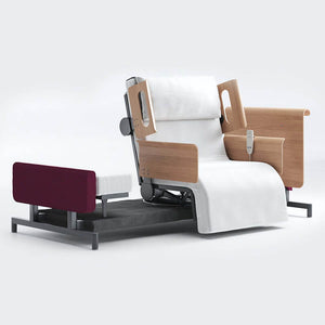 Mobility-World-Opera-RotoBed-Home-Rotating-Chair-Bed-90cm-Arms-Head-Wired-Remote-Handset-UK-Wine-Red