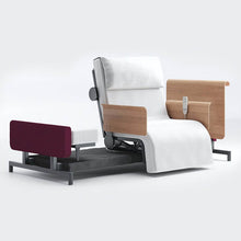 Load image into Gallery viewer, Mobility-World-Opera-RotoBed-Home-Rotating-Chair-Bed-90cm-Arms-Wired-Remote-Handset-UK-Wine-Red