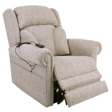 Load image into Gallery viewer, Mobility-World-UK-Apsley-Waterfall-Three-Motor-Riser-Recliner-Pride-Mobility-Dorchester-Mocha-Side-View