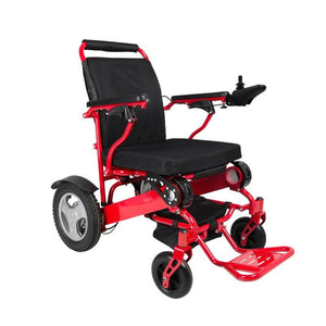 Mobility-World-UK-D09-Heavy-Duty-Lightweight-Folding-electric-power-wheel-chair-Red