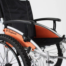 Load image into Gallery viewer, Mobility-World-UK-G-Explorer-Self-Propelled-All-Terrain-Wheelchair-Seat-Pad-Removed