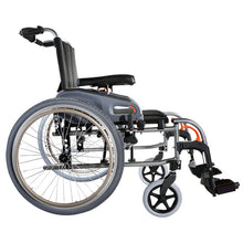 Load image into Gallery viewer, Mobility-World-UK-Karma-Flexx-Heavy-Duty-Self-Propelled-Wheelchair-Side-View