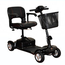 Load image into Gallery viewer, Mobility-World-UK-Kymco-K-Lite-Comfort-Lithium-Ion-Travel-Scooter-with-suspension-Glossy-Black