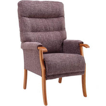 Load image into Gallery viewer, Mobility-World-UK-Orwell-High-Back-Chair-Kilburn-Cocoa