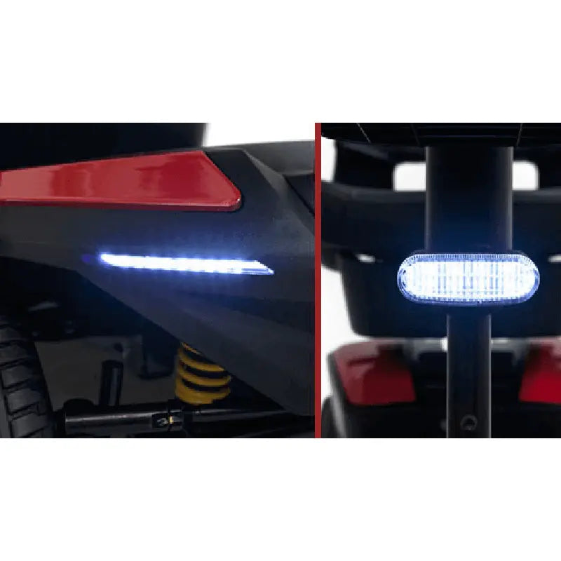 Mobility World Ltd UK:  Pride Jazzy Zero Turn Travel Scooter LED Light