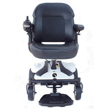 Load image into Gallery viewer, Mobility-World-UK-Rascal-Rio-Lightweight-Travel-Powerchair-Wheelchair-Front-view-facing-forward