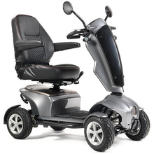 Load image into Gallery viewer, Mobility-World-UK-TGA-Vita-Lite-Mobility-Scooter-TitaniumSilverMetallic