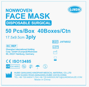 Type Two Non Woven 3 Ply Surgical Face Mask