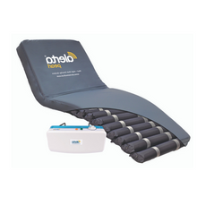 Load image into Gallery viewer, This alternating pressure relieving mattress system features 5&quot; air cells for medium to high-risk users, ensuring that they receive the care they need. Plus, the entry-level pump makes it easy for care providers to get started.