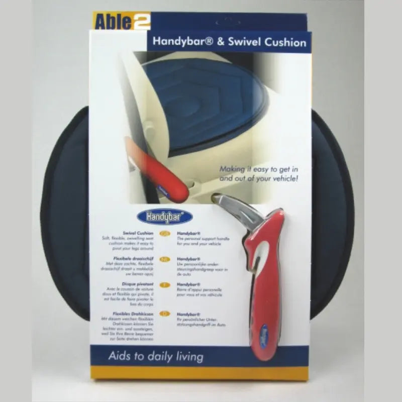 Auto Mobility Solution Max user weight for the handybar is 25 stone and for the Soft Transfer Seat is 18 stone