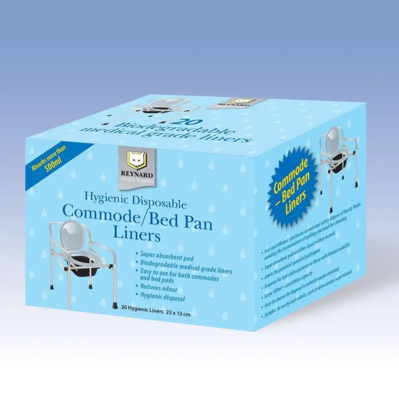 Commode/ Bed Pan Liner 20 pcs 23cm x 13cm