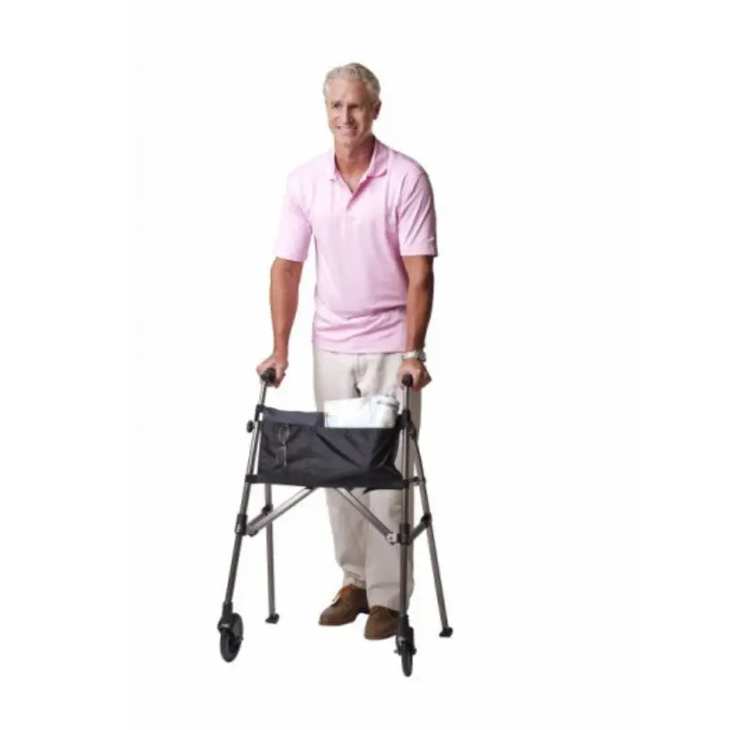 EZ Fold N Go Walker - Cobalt Blue 20 x 13 x 91cm