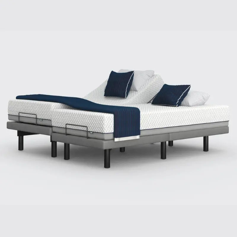 Adjustable base bed frame king deals