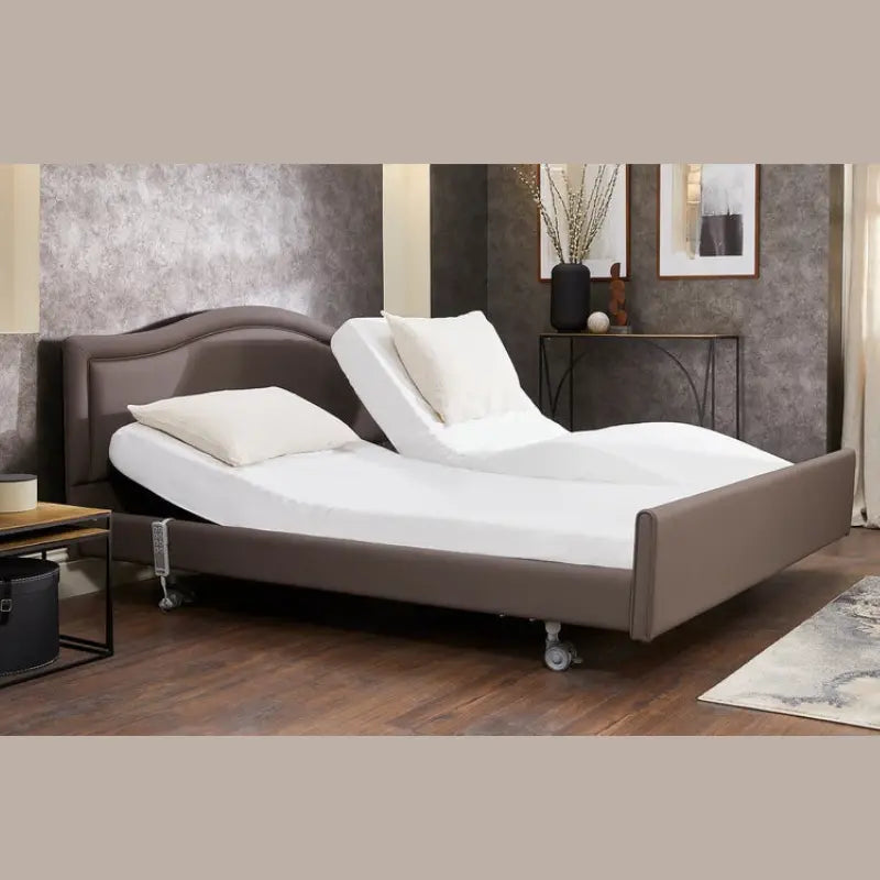 Looking for a little bit of extra luxury in your life? Check out our Opera Signature Emerald Comfort Plus Profiling Dual Bed 6 Ft. This bed features two mattress platforms, so each user can independently raise the backrest and leg rest to find their perfect comfort level. Whether you're reading a book, watching TV, or just taking a quick nap, this bed will help you relax in style. So come on in and take a closer look at the Opera Signature Comfort Plus Profiling Dual Bed 6 Ft!