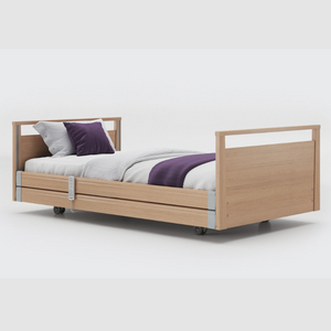 Opera Signature Profiling Bed With Cot Sides is an elegantly-styled care bed designed for user mobility and nursing care. Ideal for users with advanced care needs that want to maintain a homely and inviting care environment.