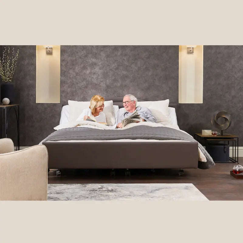 Looking for a little bit of extra luxury in your life? Check out our Opera Signature Opal Comfort Plus Profiling Dual Bed 6 Ft. This bed features two mattress platforms, so each user can independently raise the backrest and leg rest to find their perfect comfort level. Whether you're reading a book, watching TV, or just taking a quick nap, this bed will help you relax in style. So come on in and take a closer look at the Opera Signature Comfort Plus Profiling Dual Bed 6 Ft!