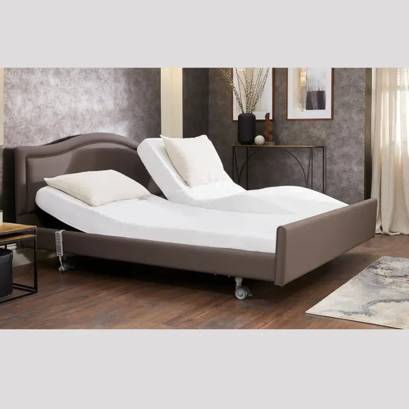 Looking for a little bit of extra luxury in your life? Check out our Opera Signature Pearl Comfort Plus Profiling Dual Bed 6 Ft. This bed features two mattress platforms, so each user can independently raise the backrest and leg rest to find their perfect comfort level. Whether you're reading a book, watching TV, or just taking a quick nap, this bed will help you relax in style. So come on in and take a closer look at the Opera Signature Comfort Plus Profiling Dual Bed 6 Ft!