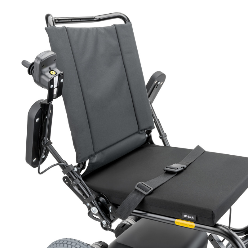 Ottobock Wingus Rear-Wheel Drive Power Wheelchair flip up arm rest