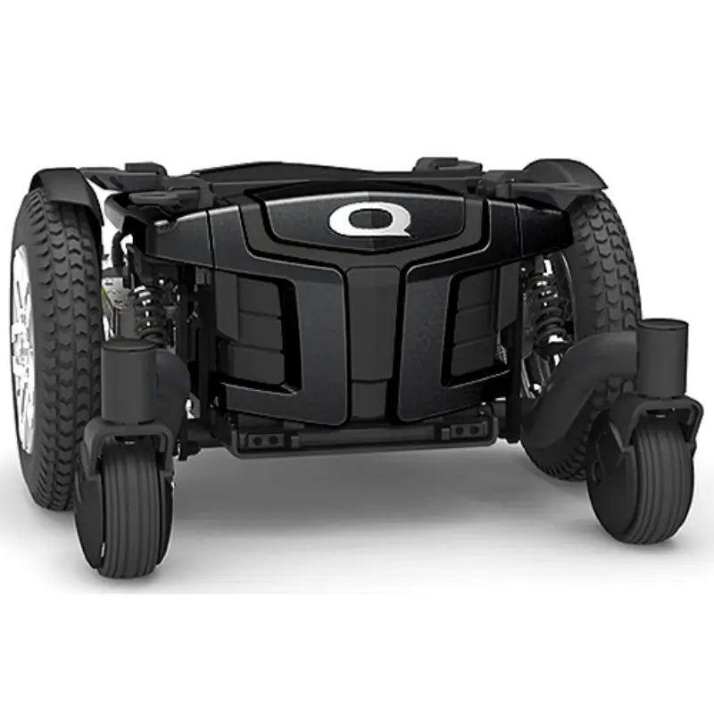 The Q6 Edge Z Power Chair is equipped with powerful 4-pole motors for maximum torque and Mid-Wheel 6 Design for exceptional outdoor performance and indoor maneuverability. The Q6 Edge Z Power Wheelchair comes with TRU-Balance 3 Seating and NE+ Controls and electronics options for unmatched adaptability and rehab capability.