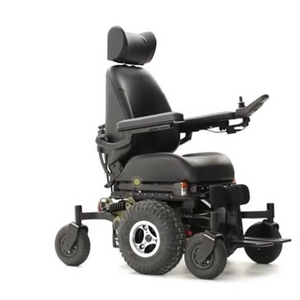 With its exceptional off-road capability, you'll be able to explore even the most rugged terrain. And thanks to its comfortable folding backrest and low-pressure tyres, this model provides a smooth, relaxing ride. The splash resistant design means that you don't have to worry about getting wet